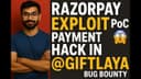 💳 Razorpay Payment Exploit PoC 😱